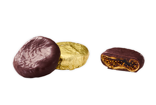 10pc Pressed Figs in Dark Chocolate